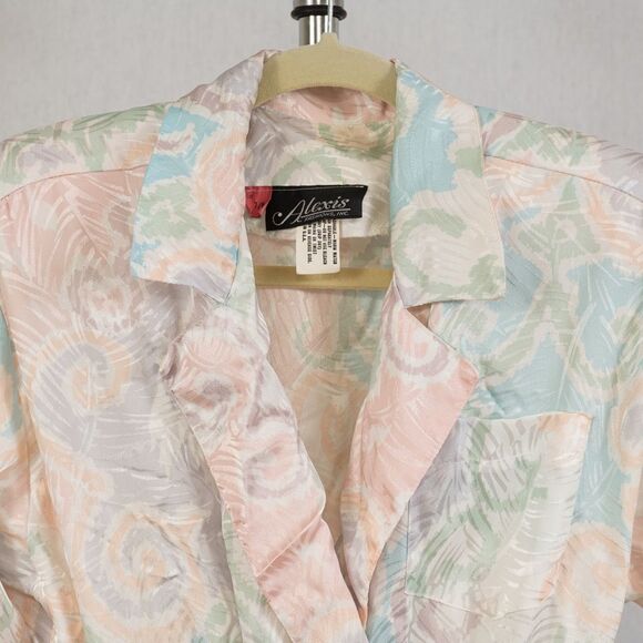 Vintage Alexis Fashio s INC midi dress size 7/8 - Picture 3 of 9